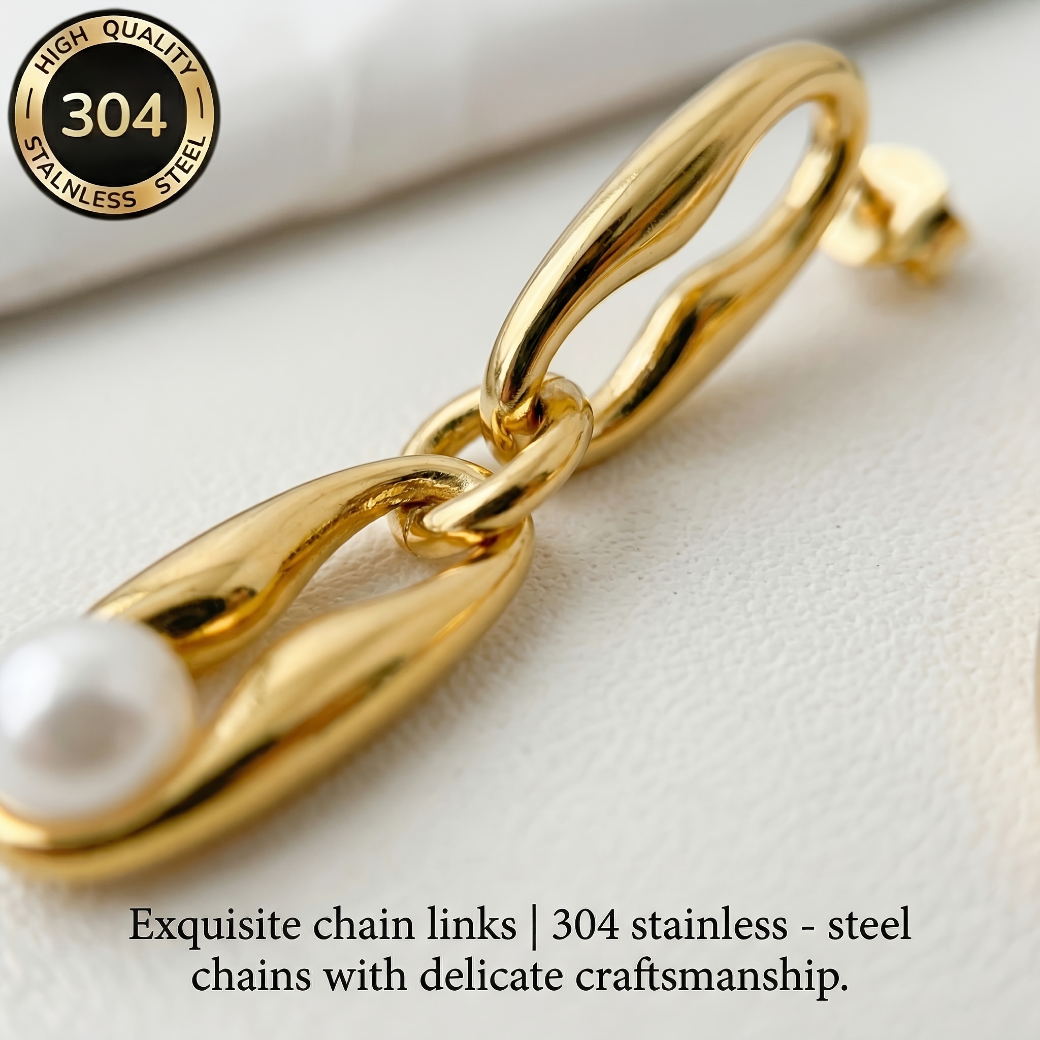 Hypoallergenic Stainless Steel Earrings, Versatile Gift